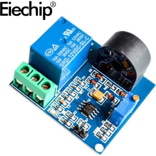 DC 12 relay 5A overcurrent protection sensor module, AC current detection sensor