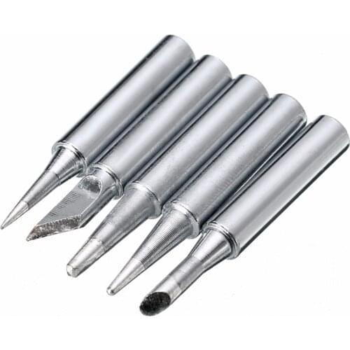 5pcs 42mm 900M-T Soldering Tips Metal Solder Screwdriver Iron Tip For Hakko Welding Rework Tool