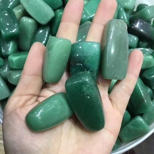 Natural Polished Gemstone crystal Green Aventurine Bulk Tumbled stones for Reiki