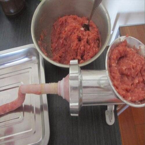 14m*28mm Casings for Sausage Salami + 4pc/Set Meat Grinder Meat Filling Funnel Meat Tube Sausage Packaging Tools Inedible Casing