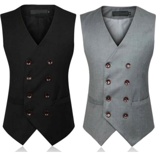 Autumn Dress Vests For Men Slim Fit Mens Suit Vest Male Waistcoat Gilet Homme Casual Sleeveless Formal Business Jacket 5XL 6XL