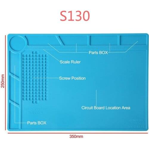 ESD Heat Insulation Working mat Soldering Station Iron Phone Computer Repair Mat Magnetic Heat-resistant BGA Insulator Platform