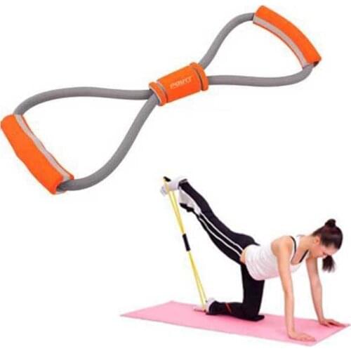 Body slimming Products massager belt body shaper slimming massage Belt Resistance Fitness Tube Rope Set 8 Shape