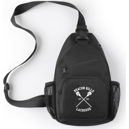 Teen Wolf Printed Women Men waist pack Chest Bag Shoulder Bags Crossbody Bag School Short Trip Messengers Bags Oxford Sling Pack