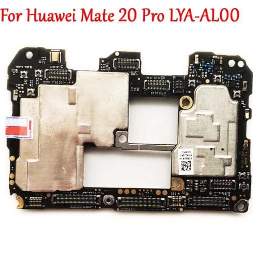 Tested Work Original Unlock Motherboard For Huawei Mate 20 Pro Mate20 pro LYA-AL00 Mainboard Logic Circuit Electronic Chips