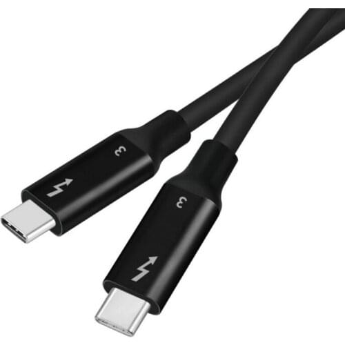 USB C Thunderbolt 3 Cable E-MARK 5A PD 100W USB3.1 Gen2 40Gbps 4K for Matebook MacBook iPad Pro Pixel DELL HP Matebook