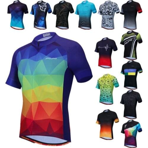 Weimostar Bike Team Cycling Jersey Men Summer Short Sleeve Bicycle Jersey Tops Racing Cycling Wear Road MTB Bike Jersey Shirt