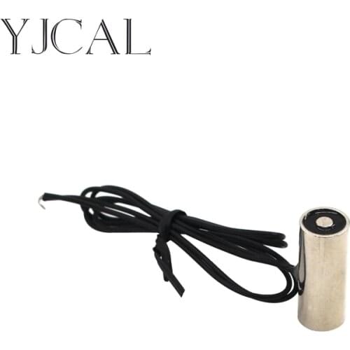 YJ- 8/25 DC 12V 24V Circular Micro Holding Electric Magnet Lifting 0.2KG Solenoid Sucker Electromagnet