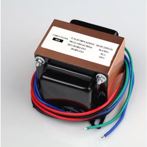 ZEROZONE 100VA Hi-end Oxygen free copper EI transformer for Audio (Voltage option) L4-32