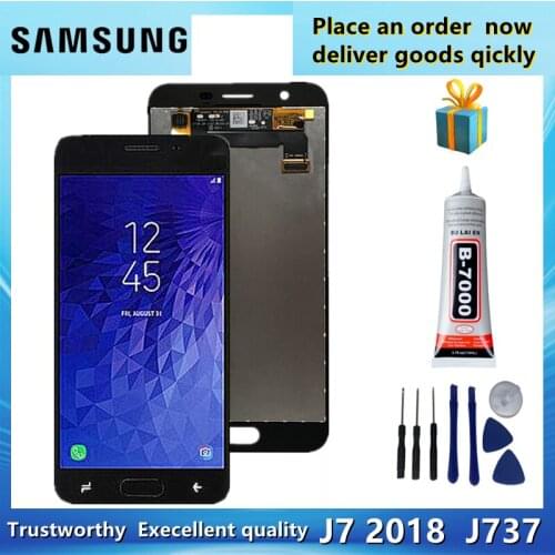 For amsung Galaxy J7 2018 J737 J737A J737P J737V J737T LCD Display Touch Screen Digitizer Replacement Can Adjust Brightness
