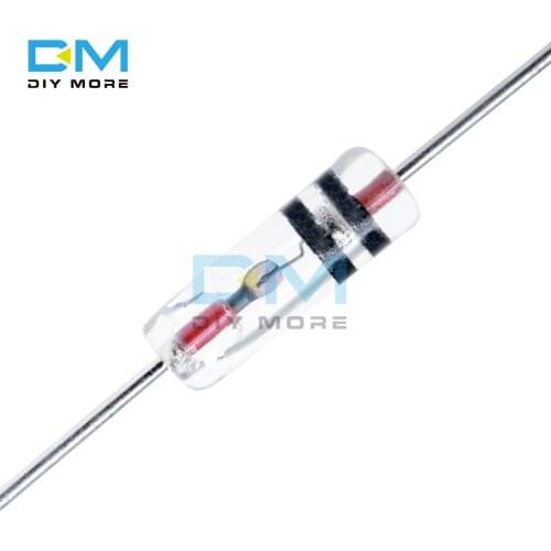 10 PCS Germanium Diode 1N34A DO-7 1N34 for AM FM Radio TV Stereo Switching 50mA 65V