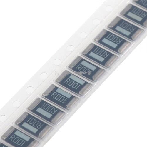 100PCS Alloy chip resistors 2512 2W R001 R002 R003 R004 R005 R006 R008 R010 R012 R015 R020 R025 R030 R050 1mR 2mR 3mR 5mR 10mR