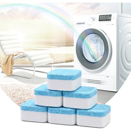 12 Washing Machine Deep Cleansing Effervescent Tablets, Used for Washing Machine Descaling and Dirt Detergent Cleaning Products