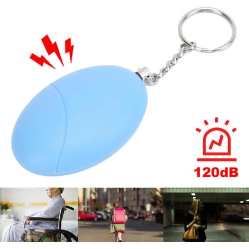 Sirena alarma sound system Personal Alarm Portable Emergency Safety Tool Egg Type for Women Children Old People Blue sirene