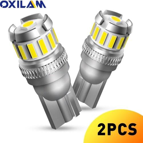 2x T10 W5W 2825 194 168 Canbus LED Bulbs Car Interior Dome Lights Trunk Lamp For Nissan Altima Qashqai X Trail Micra Tiida Teana