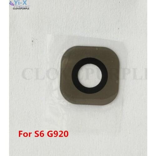 2PCS for Samsung Galaxy S6 G920 Back Rear Camera Lens Glass Cover with Adhesive Sticker Repacement Parts