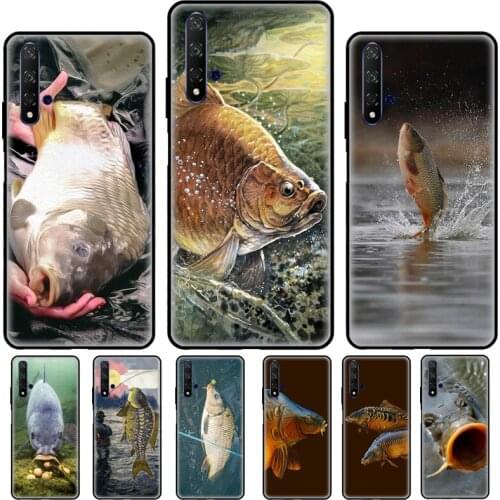 Common Carp For Huawei Nova 2Z 2 3 5T Case For Huawei Y6 Y5 2017 2018 Y7 Y9 2019 Y6P Y7A 2020 Cover