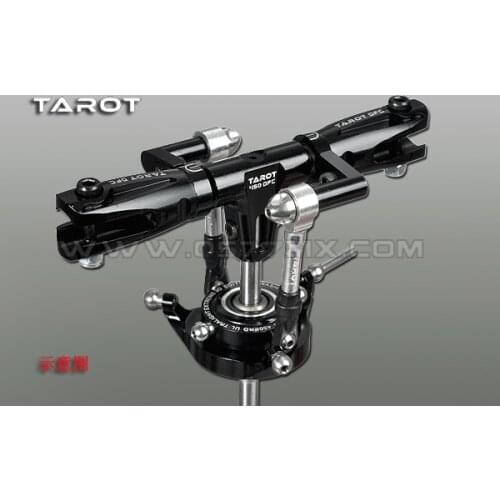 Tarot Helicopter Parts 450 DFC Main Rotor Head Assembly Set Black /Silver TL45162