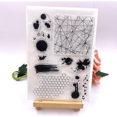 KLJUYP Background Clear Stamps Scrapbook Paper Craft Clear stamp scrapbooking