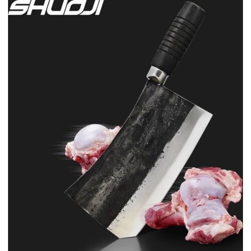 Wholesale Forged Kitchen Knives Chef Chopping Slicing Veggie-Slicer Butcher Knife Cooking Cutter Handmade Cleaver Sharp Razor