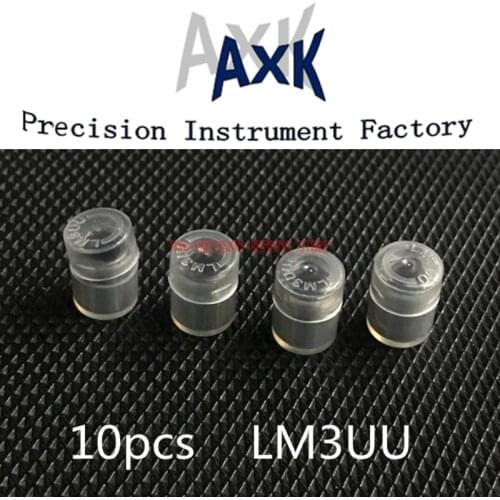 Linear Rail Free Shipping 10pcs/lot Lm3uu 3mm 3x7x10mm Linear Ball Bearing Bush Bushing 3mmx7mmx10mm For 3d Printer Parts Cnc