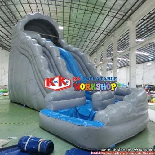 Volcano Inflatable Water Slide with Pool For Home Yard Water Park Equipment