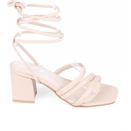Modabuymus Skin Color Daily Heels Sandals Shoes-FASCINATION