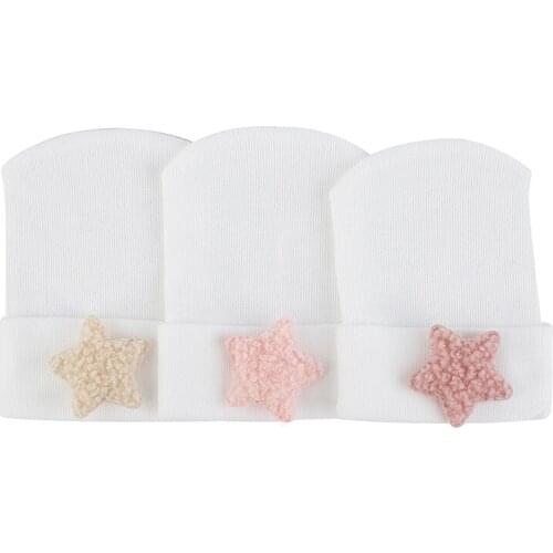 Autumn Winter Princess Baby Girl Hat Star Knit Kids Beanie Cute Infant Cotton Bonnet Toddler Children Cap Enfant Newborn Beanie