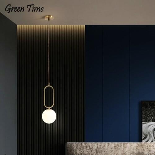 Home Lights Modern Led Pendant Light For Living room Dining room Bedroom Kitchen Lamp Lustre Pendant Lamp Liminaires Copper Body