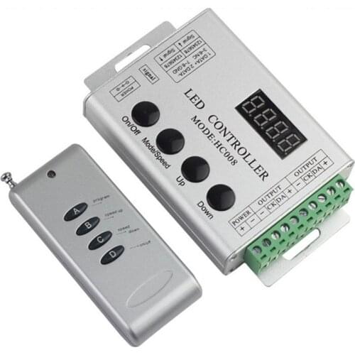 HC800 DC5-24V Led RGB Controller 133 Effect Modes for WS2811 WS2812 WS2812B Led Strip Light Tape