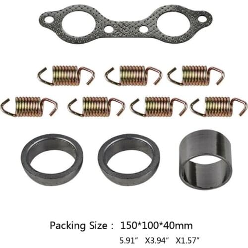 UTV Exhaust Pipe Donuts Gasket Spring Rebuild Kit For RZR 800 2008-2010 5811511