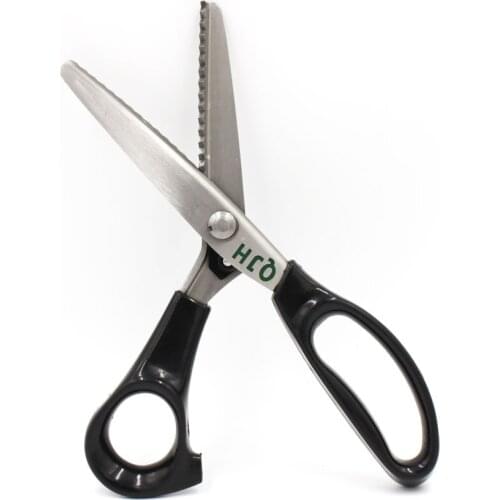 1pcs Sewing Tools Zigzag Shape Scissor Tooth Tailors Scissors Zigzag DIY Lace Fabric Leather Denim Trimming Dressmakers Shears