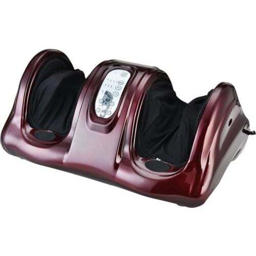 220V 4 Modes Electric Heating Foot Body Leg Massager Shiatsu Kneading Roller Vibrator Machine With Remote Control Pain Relief