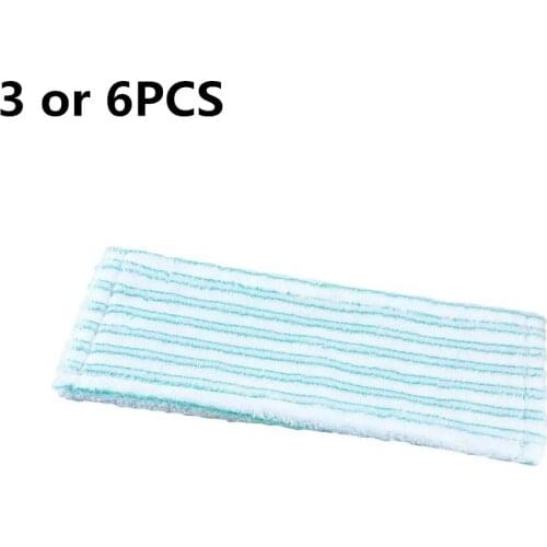 3 or 6PCS Microfiber Mop Pads for Leifheit PROFI Micro-DUO Floor Mop