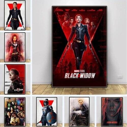 5D DIY Diamond Painting Black Widow Movie Poster Marvel SuperheroDisney Film Wall Art Girl Mosaic Art Home Decoration Picture