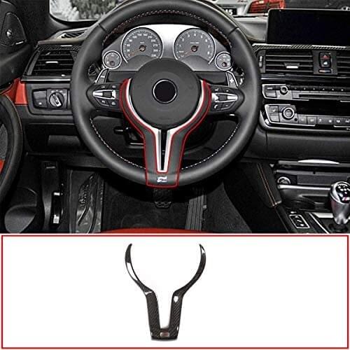 Car interior steering wheel accessory sticker For BMW F80 M3 F82 F83 M4 F10 M5 F06 F12 F13 M6 F15 X5M F16 X6 M