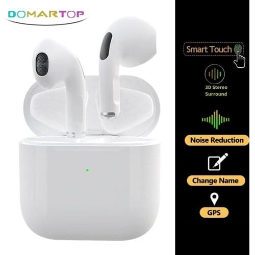 TWS Pro5 Wireless Headset Bluetooth Earphones GPS Waterproof Music Smart Touch Headphones Business Headset for All Smartphones