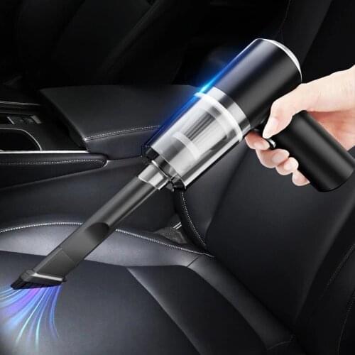 Wireless Vacuum Cleaner 6000Pa Super Suction Rechargeable 2000mAh Battery Handhold Car Cleaning Machine HEPA Filter