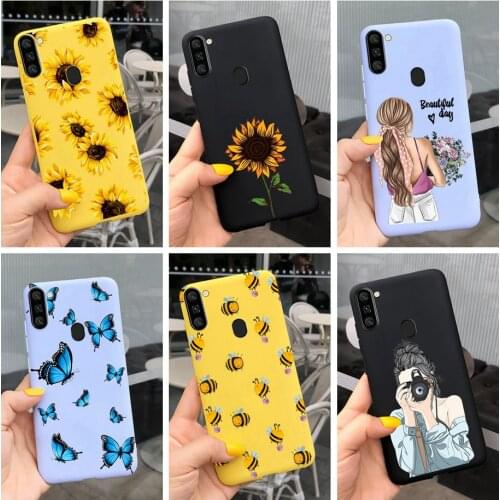 For Samsung Galaxy A11 Case A 10 A01 Back Cover Soft silicone Phone Cases For Samsung A10s GalaxyA01 A 11 Full Cover Coque Funda