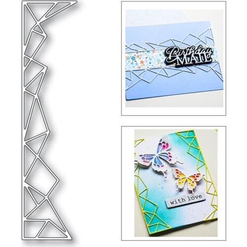 Lace Edge Border Decor Card Metal Cutting Dies New 2021 for Scrapbooking Accessories Photo Album DIY Greeting Card No Stamps