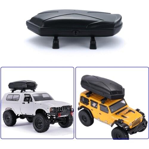 DJC AXIAL SCX24 Wrangler Roof Luggage Carrier Roof Rack 1/16 XIAOMI Jimny Rooftop Storage Box WPL D12 C-14R RC Crawler Parts