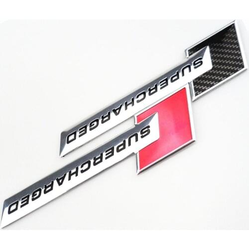 Car Styling Supercharged Turbo Boost Loading 3D Emblem Badge Sticker for Cadillac XTS SRX ATS CTS/Renault Koleos Fluenec