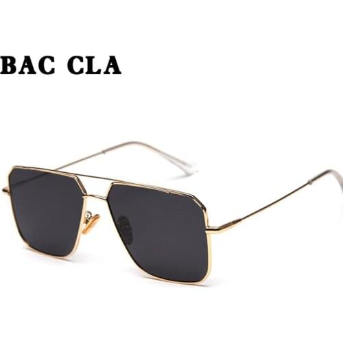 BAC CLA Square Polarized Sunglasses Metal Man Trend 2020 Ladies Sun Glasses Uv400 Mirror Irregular High Quality
