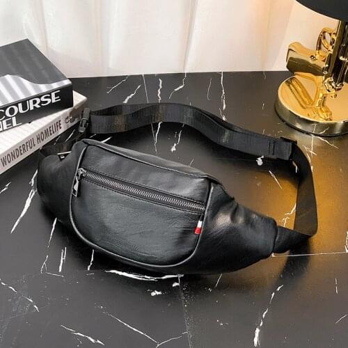 Xiao.p Fashion Mens Belt Waist Packs High Quality Pu Leather Casual Chest Bag For Men Business Fanny Pack Belt Bum/Hip Bags