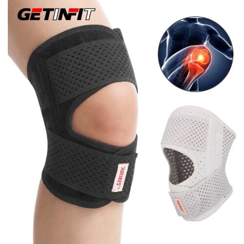 Getinfit 1PCS Knee Support Sport Compression Elbow Knee Pad Sleeve Fitness Running Cycling Patella Stabilizer Protector Brace