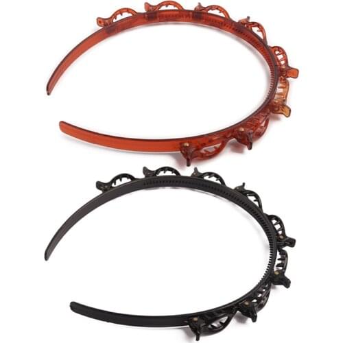 New Double Bangs Hairstyle Hairpin Fashion Double Layer Bangs Clip Headband Hairbands Hairdressing Hairpin Hair Accessories