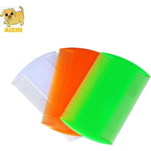 Plastic Dog Grooming Comb Brush For Cat Flea Removal Bath Hair Cleaning Cute Puppy Use Protect Combs Tool Pet Product Supplier