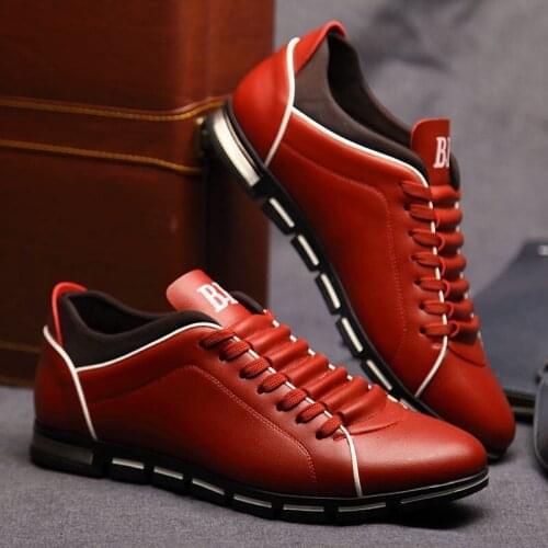 Oxford Casual Mens Shoes Fashion British Style Autumn Winter Outdoor Leather Lace Up Footwear Plus Size 38-48 Mens Loafers