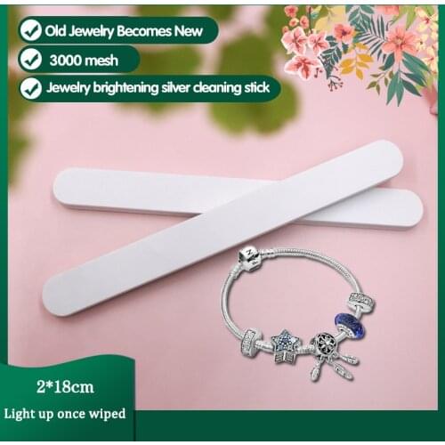 Silver Cleaning Cloth Polishing Cloth Silver Cleaning Stick Polishing Strip Silver Ornament Cleaning Platinum Gold K Gold Silver