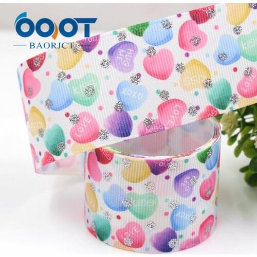 1-1/2'' 38mm love point laser Printed grosgrain ribbon,10yrds DIY Hair Bow Wedding Festival Home Party Birthday Decorations